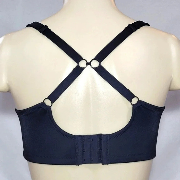 Dr. Rey's Bra Molded Cup Comfort Bra Convertible Underwire Bra 34B Black New wi - Picture 4 of 4